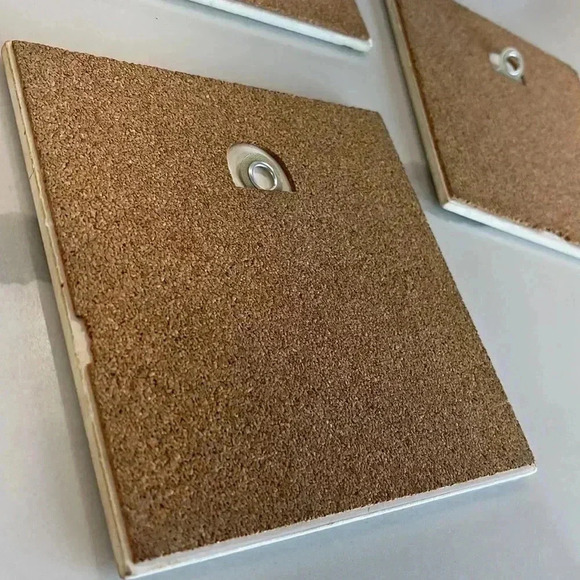 Vintage Currier & Ives Ceramic Trivets Set of 3 Black White 6x6 Tiles Scenes - Picture 7 of 10